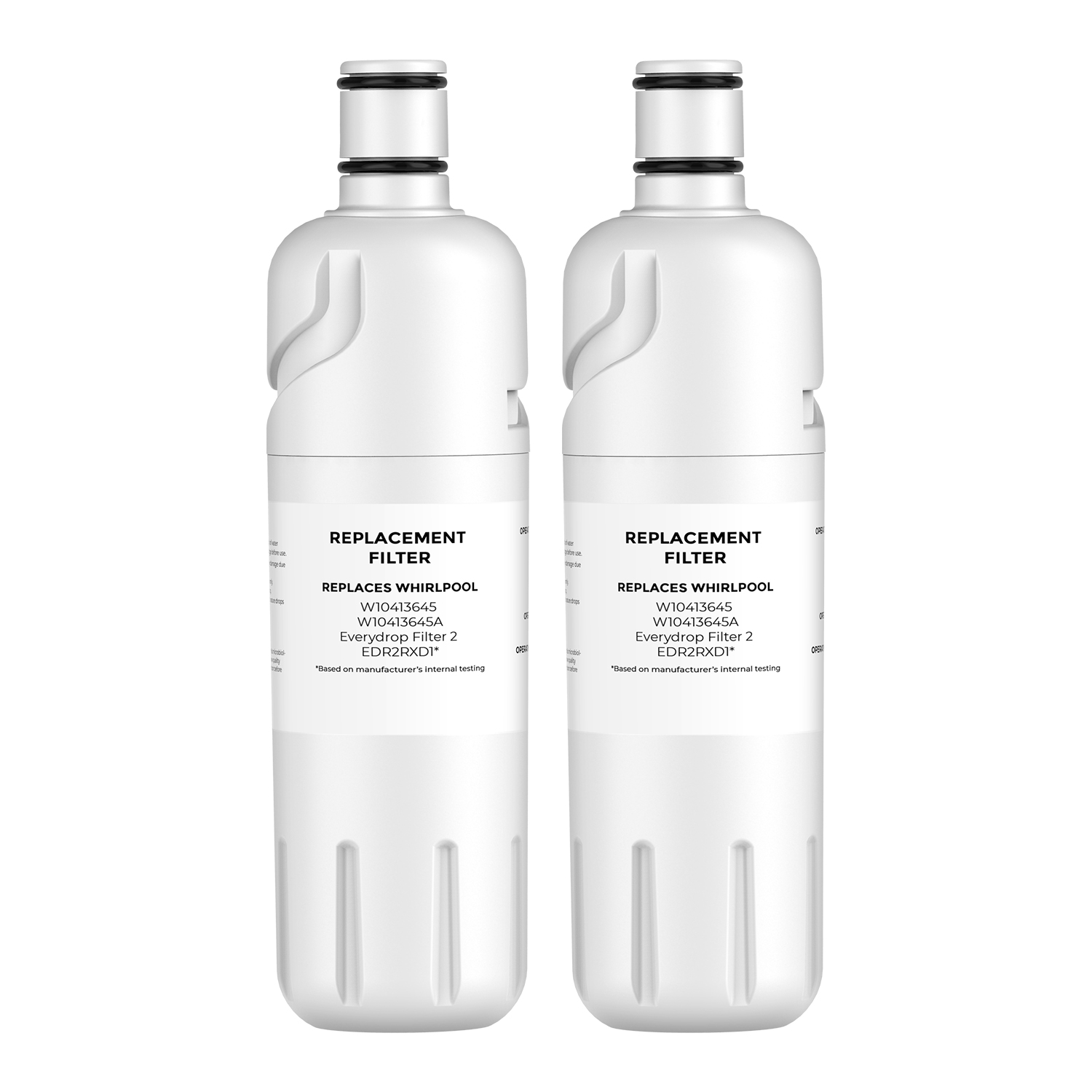 Compatible EDR2RXD1,46-9082,W10413645,9082 refrigerator water filter 2 by Pzfilters 2PK