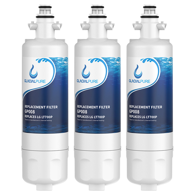 Pzfilters Replacement For LG LT700P Refrigerator Water Filter 3 Pack